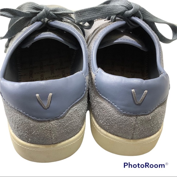 VIONIC BRINLEY WOMEN SUEDE BLUE LACE UP SNEAKERS. SIZE 7.5 - Picture 5 of 11